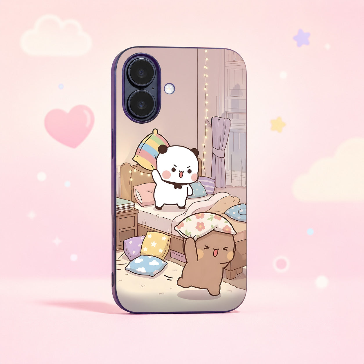 Game Over Glass Phone Case
