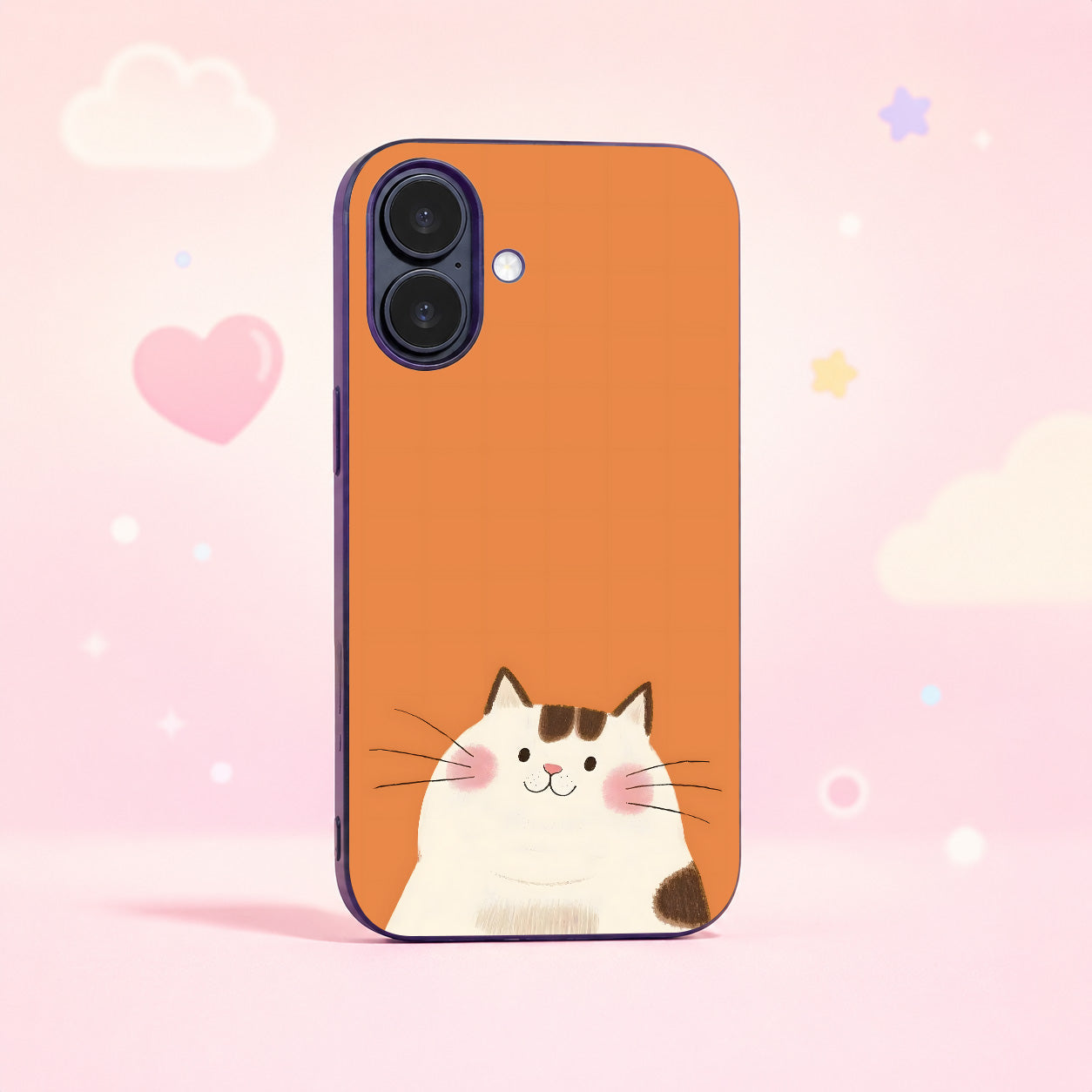 Fat Is Cute Glass Phone Case