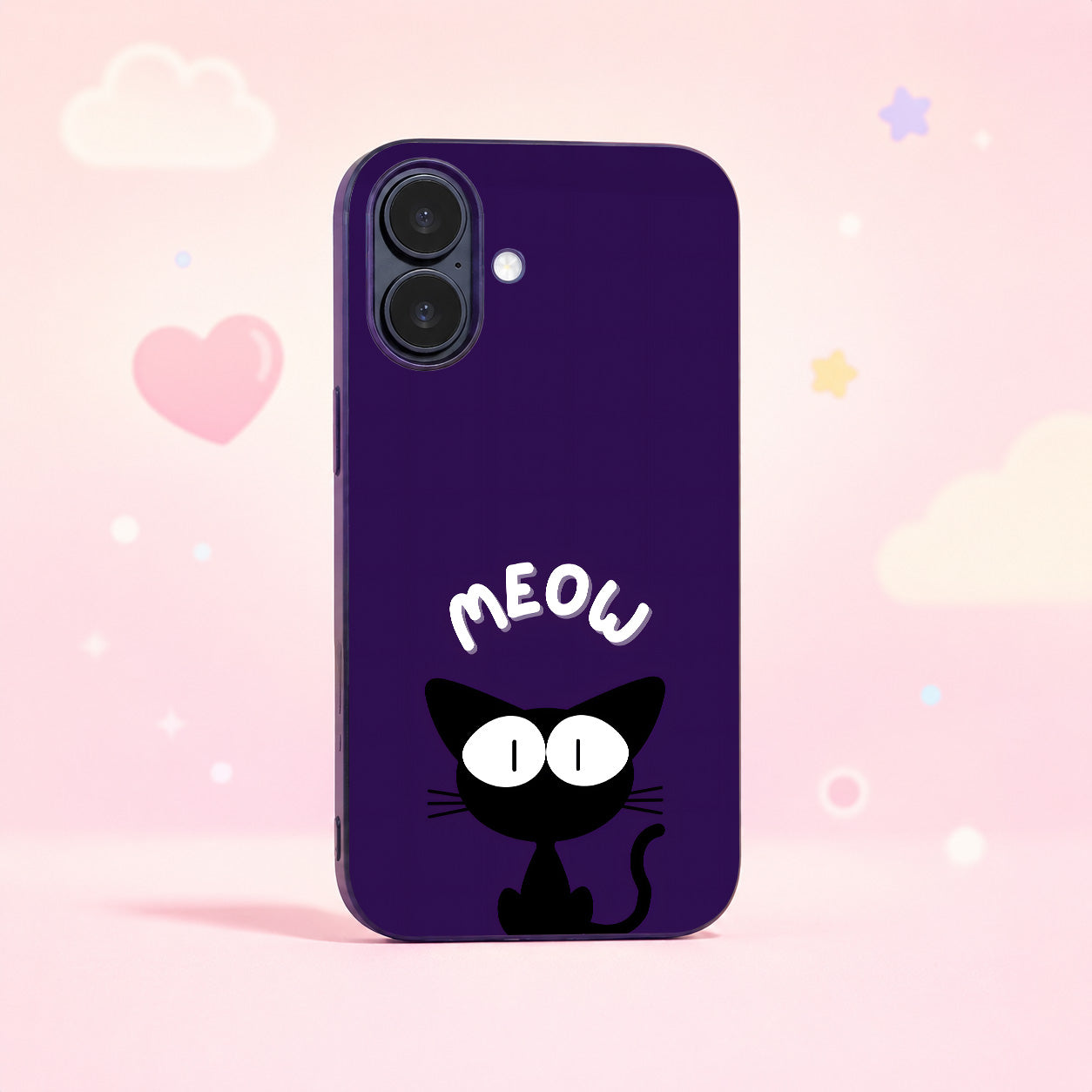 Meow Glass Phone Case