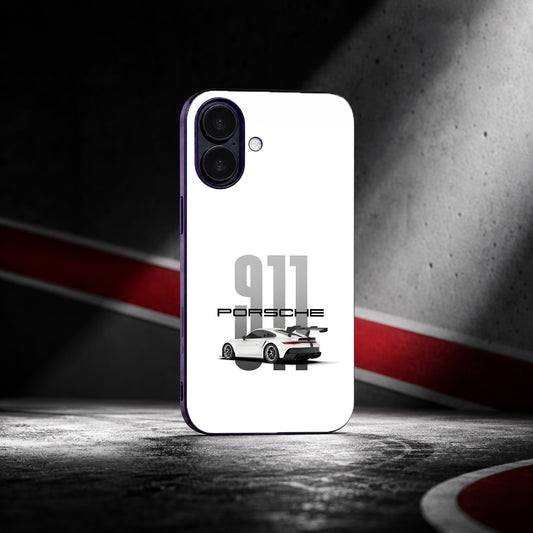 Porshe 911 Glass Phone Case