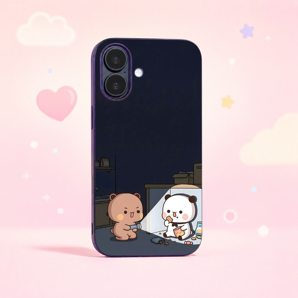 Sneaky Dudu Glass Phone Case