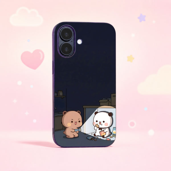 Sneaky Dudu Glass Phone Case