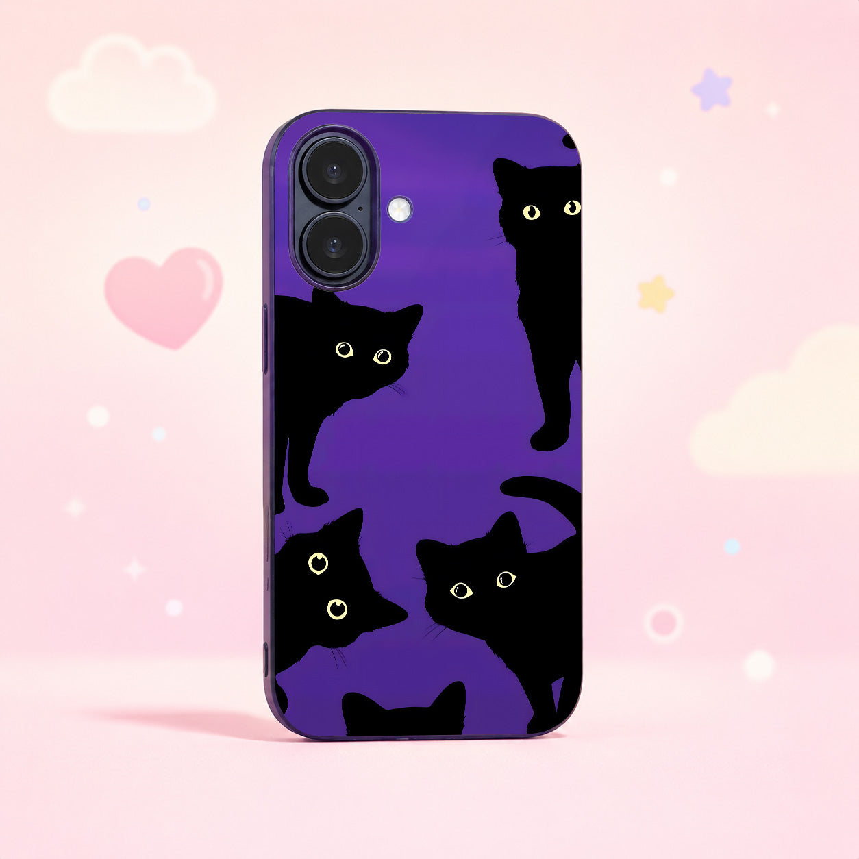 Black Domination Glass Phone Case