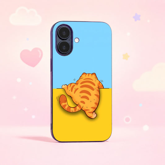 Jump Over the Wall Glass Phone Case