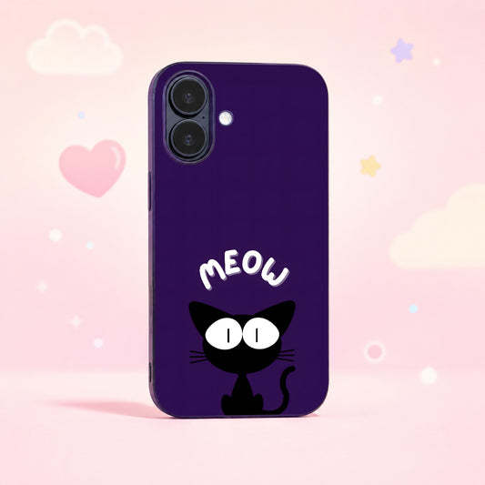 Meow Glass Phone Case